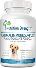 Immune Support for Dogs plus Antioxidant, Reishi, Shiitake, Maitake, Turkey Tail