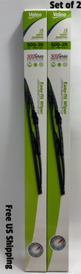 Valeo 500 Series 28'' Windshield Wiper Blade Universal Fit Front SUV Set of 2