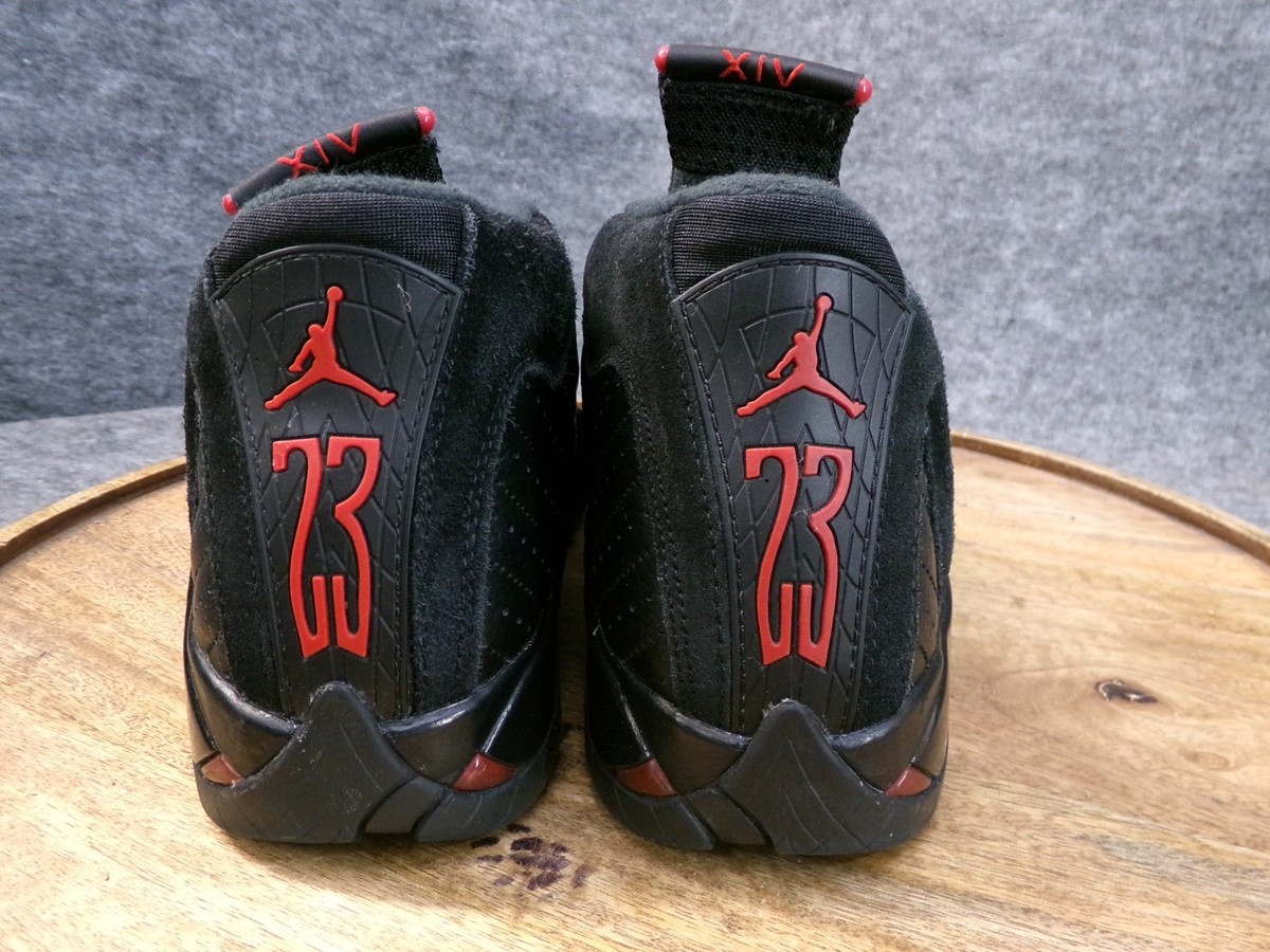 Nike Air Jordan Retro 14 “Last Shot” GS Size 5.5Y 2018 Black Red