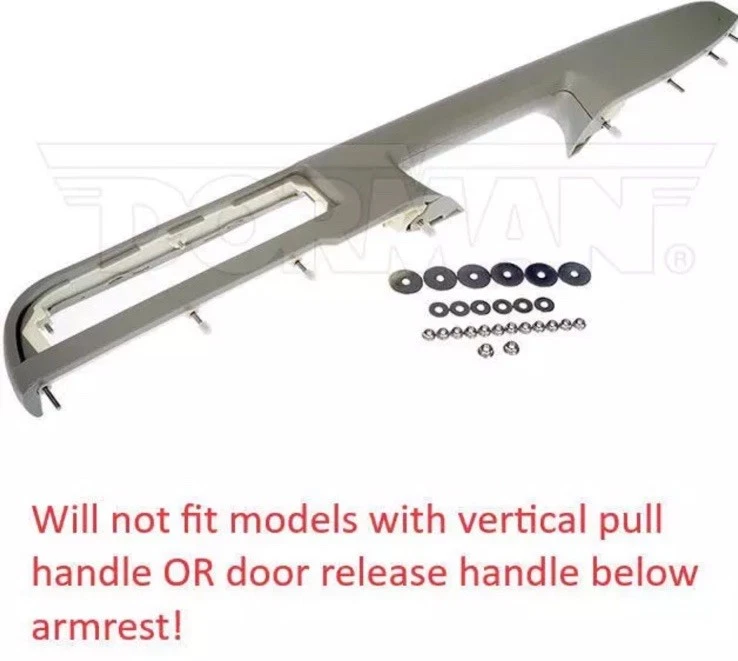 Dorman 926-740 Front Driver Side Door Armrest Repair 10-14 Tahoe Silverado Gray - Image 2 of 4