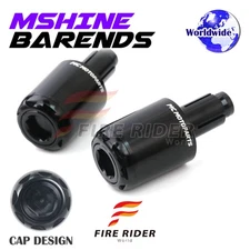 MSHINE Black Aftermarket Bar Ends For Ducati 1098 1198 S R 12 11 10 09 08 07