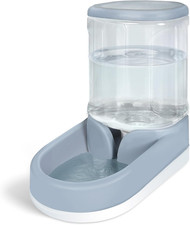 Automatic Dog Cat Feeder and Water Dispenser Gravity Food Feeder and Waterer Set