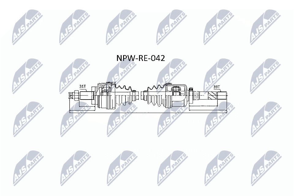 Right Drive Shaft For Nissan NV400 Movano B Master III 4406235 - Image 7