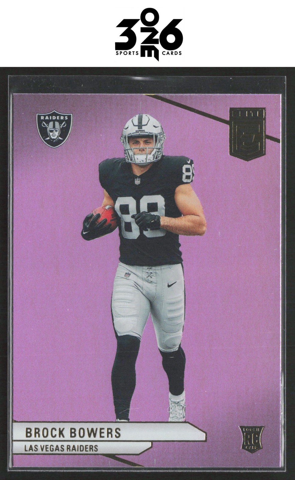 Brock Bowers 2024 Donruss Elite Pink Rookie #162 RC