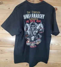Sons of Anarchy Sturgis Motorcycle Rally Final Ride T-Shirt Men XL