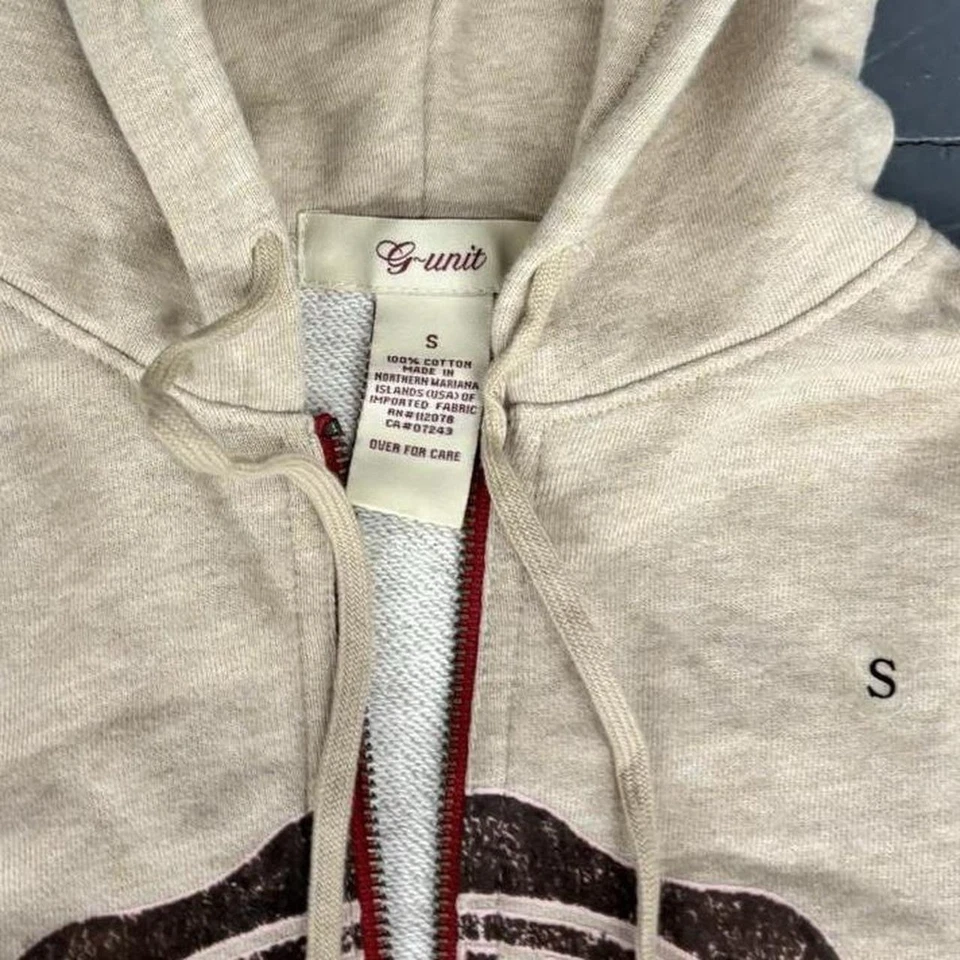 Sudadera con capucha y cremallera Y2K G Unit Athletic Department Talla: pequeña Foto 3 de 4