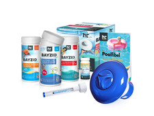 Pool Starterset 7tlg Wasserpflege durch Chlor Ph Minus und Multitabs