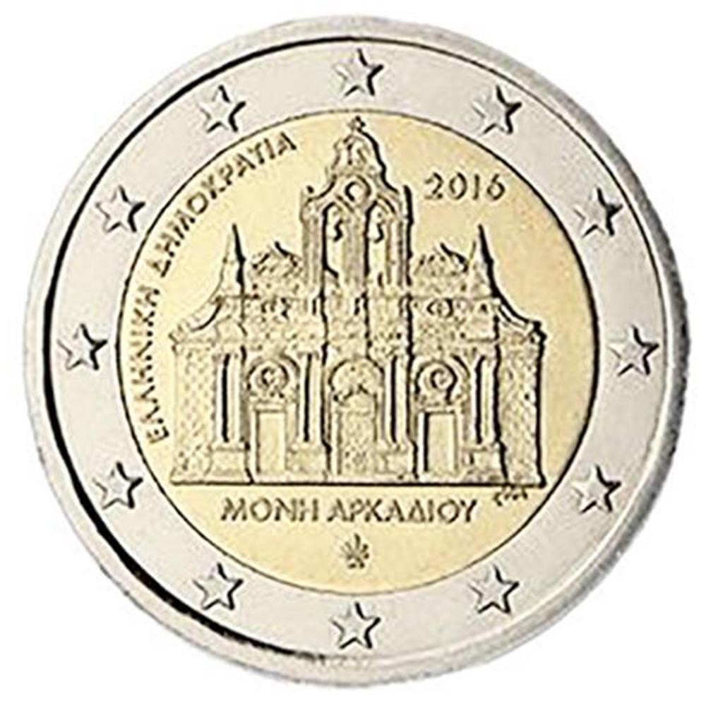 2 euros Grèce 2016 fdc incendie monastère Arkadi