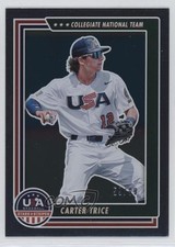 2022 USA Baseball Stars & Stripes Longevity Holo Silver /99 Carter Trice #36 7iu