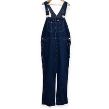 Dickies Denim Carpenter Overalls Men's 40W 30L Workwear Farmwear Utility