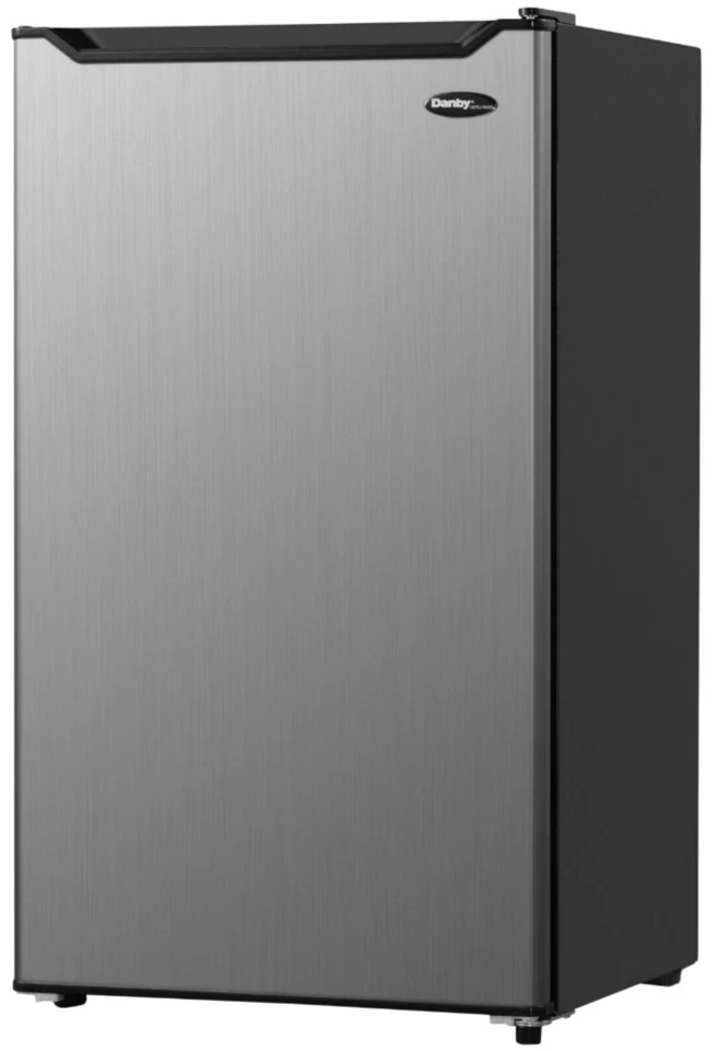 Danby DCR033B2SLM 3.2 cu. ft. Compact Refrigerator Stainless Steel - Image 3 of 4