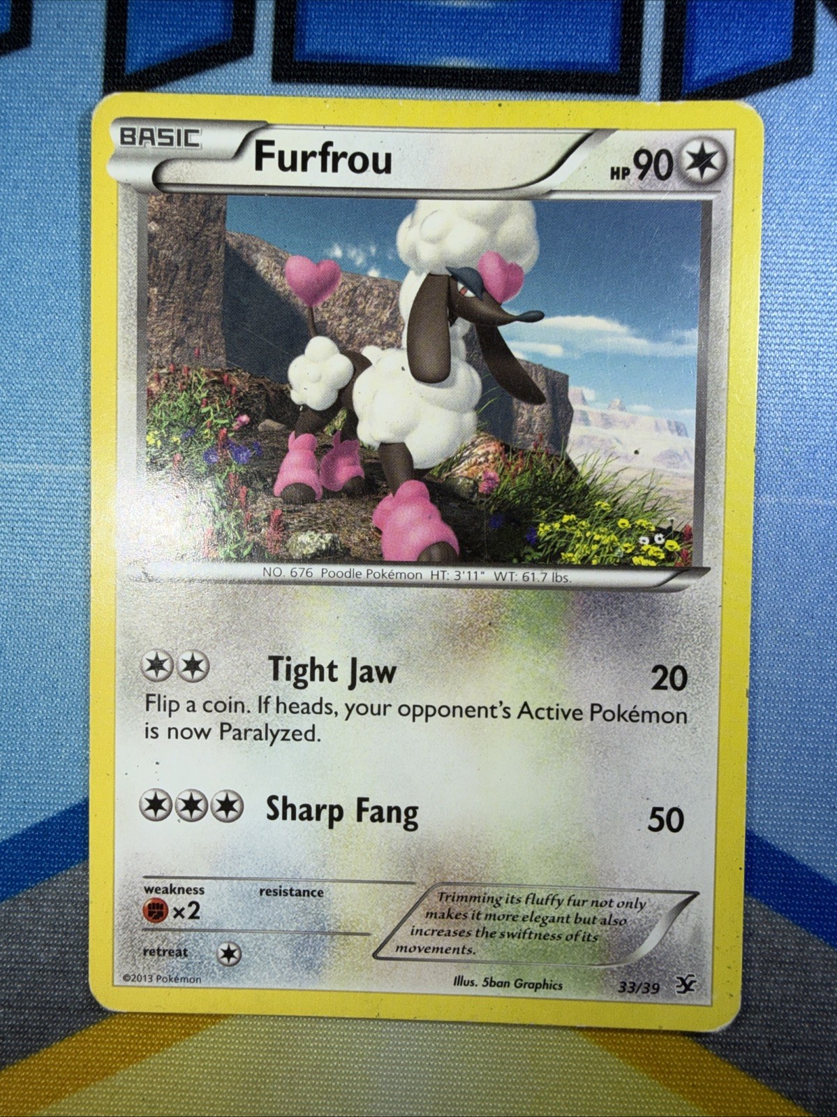 Furfrou 33/39 Regular  - Kalos Starter Set 2013 - Pokemon TCG