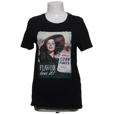 Kellogg's, T-shirt, Größe: M, Schwarz, Baumwolle, Print, Damen #nu8