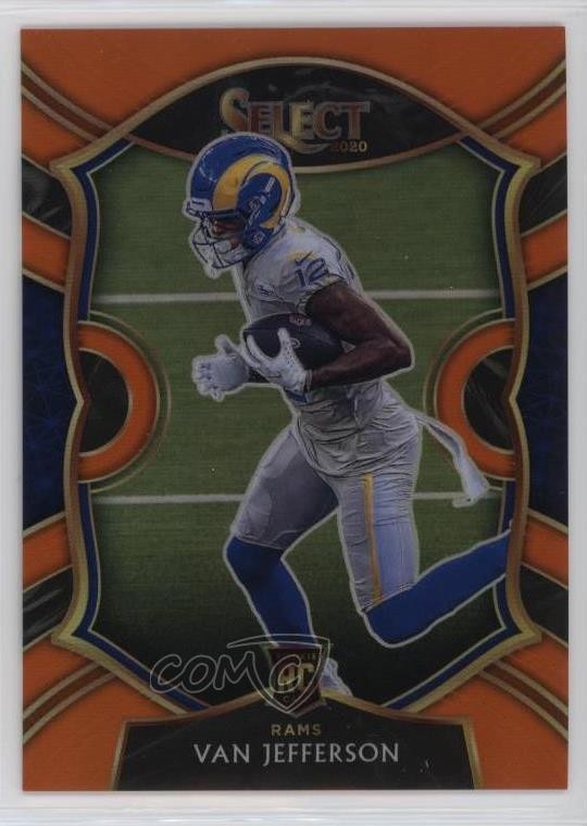 2020 Panini Select Concourse Orange Prizm 6/49 Van Jefferson #71 1q0b