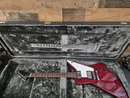 2016 Gibson 76 Reissue Explorer Cherry  W / Hsc