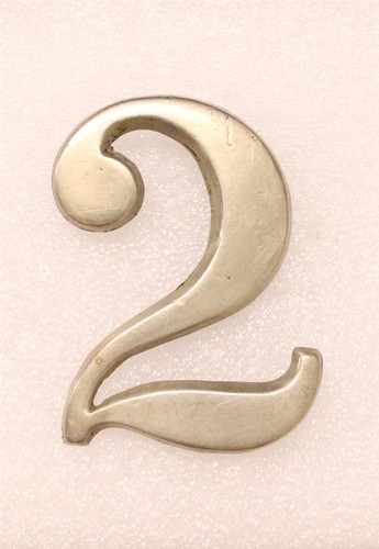 U.S. Army Saddlecloth Badge (Chevrac 126) - Regimental Number "2"