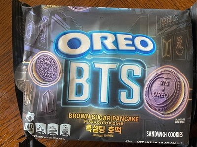 BTS OREO BROWN SUGAR PANCAKE PURPLE COOKIES! LIMITED EDITION OF 4