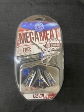 G5 Megameat 125 Grain 2" Expandable Broadhead 3 Pack BRAND NEW