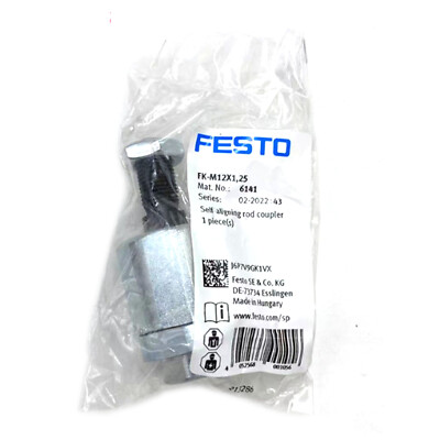 1PCS NEW REPLACE FOR FESTO Cylinder Floating Joint FK-M12X1.25 6141 Connector