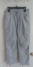 NWT Eddie Bauer size 10/12 Youth Boy's Convertible Pants Shorts Gray