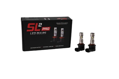 Diode Dynamics Pair H8/H9/H11 SL2 Pro 6000K White LED Bulbs