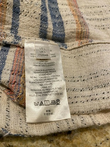 Free People Damen langes Sommerkleid Large naturblau A-Linie neu mit Etikett - Bild 10 von 12