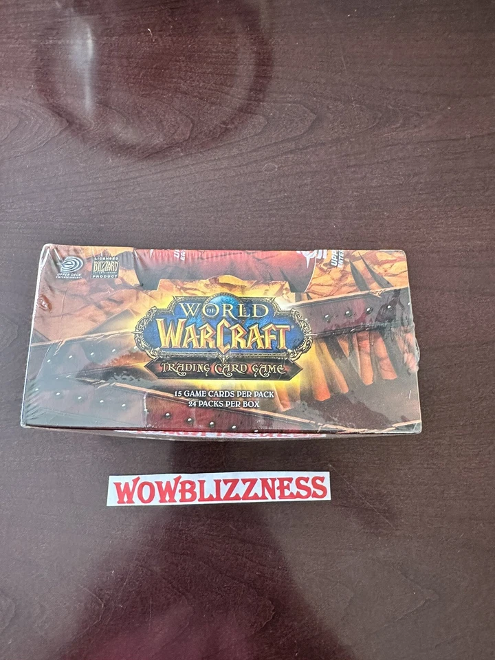 World of Warcraft WOW TCG sealed FIRES OF OUTLAND -ENGLISH Box (spectral tiger?) - Image 4 of 4