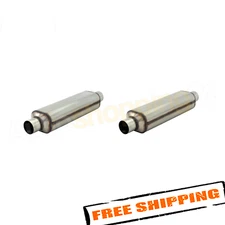 Flowmaster 12518304 Set of 2 2.5" Center In/Out 304SS Super HP-2 Mufflers