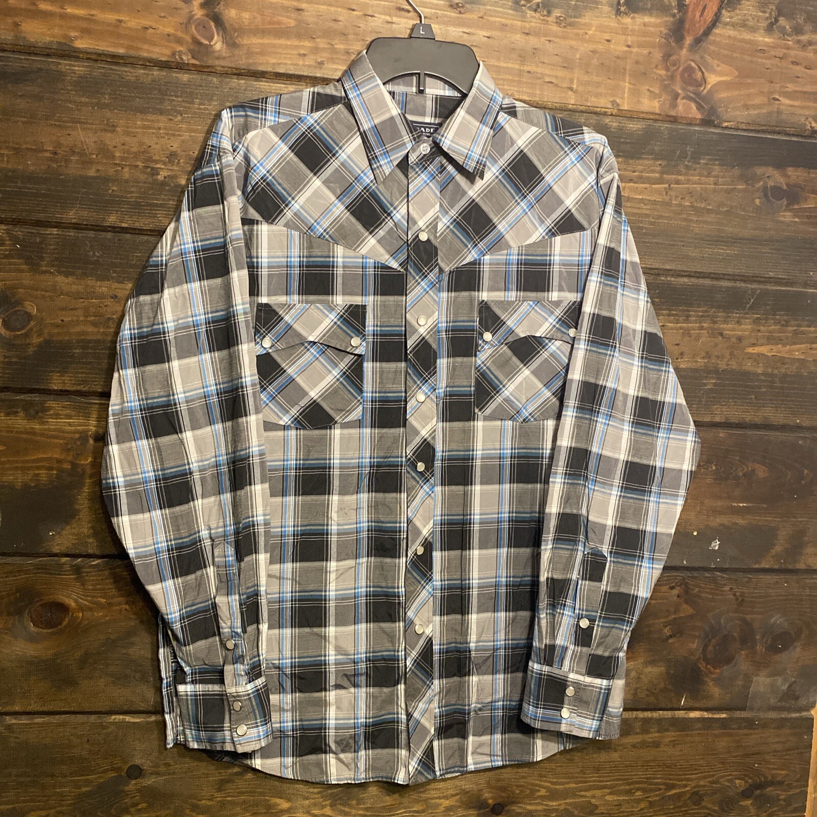 Renegade Pearl Snap Button Up Shirt Size Medium M… - image 1