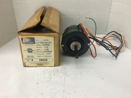 Packard 70429 1/10 HP 1080/950/850 Rpm 3 Speed 115 volts 1.35 Amps Single Phase - Afbeelding 1 van 9
