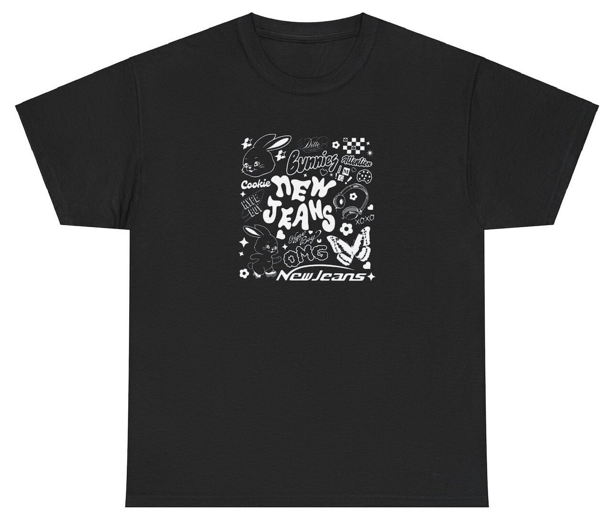 NewJeans Anime T Shirt Get Up 2nd EP Comeback New Jeans