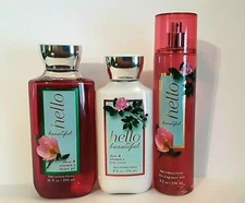Bath Body Works Hello Beautiful Lotion Shower Gel & Fragrance Mist SET New