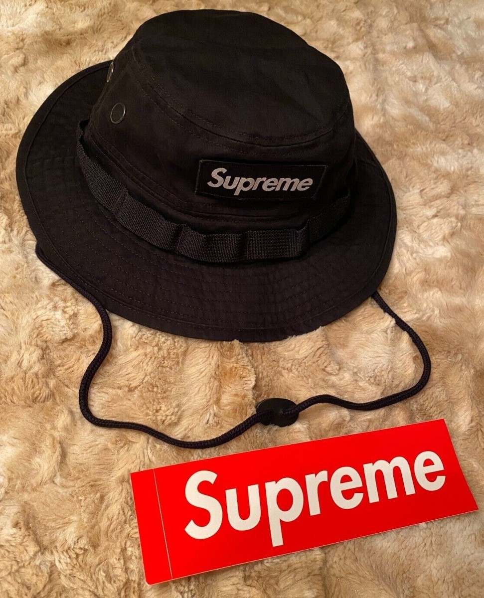 Supreme Military Boonie BLACK FW21 - SIZE S/M - NEW Supreme Military Boonie BLACK FW21 - SIZE S/M - NEW