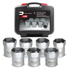 Powerbuilt 7 Piece Wheel Bearing Locknut Set - 648642