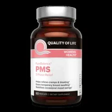 Quality of Life Premenstrual Syndrome Relief, 60 ct - Helps with Cramps, Bloa...