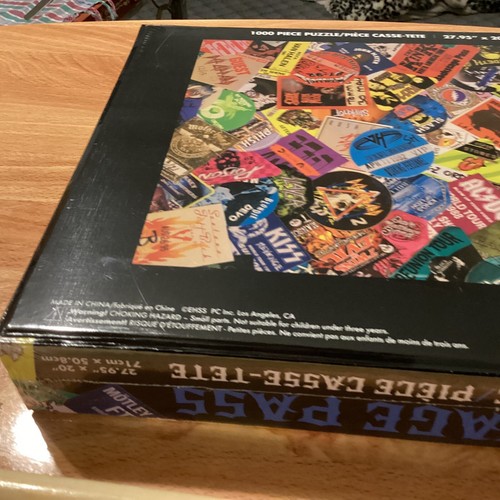 Backstage Pass Jigsaw Casse Tete Puzzle 1000 Piece Road Crates - Picture 14 of 18