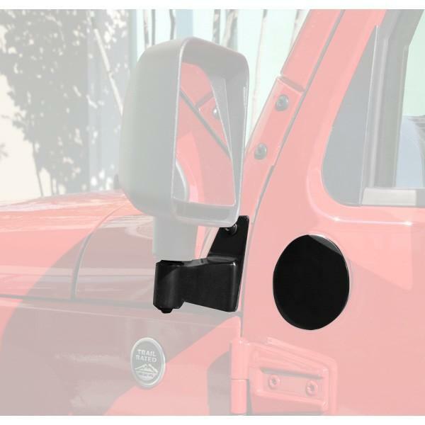 Kit Relocalisation Rétroviseur Jeep Wrangler JK pour Sorties Off-Road et Été