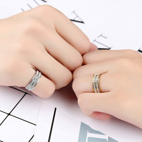 Weight Loss Crystal Rhinestone Ring Slimming Healthcare Ring Magnetic JewelrY^a5 - Picture 5 of 9