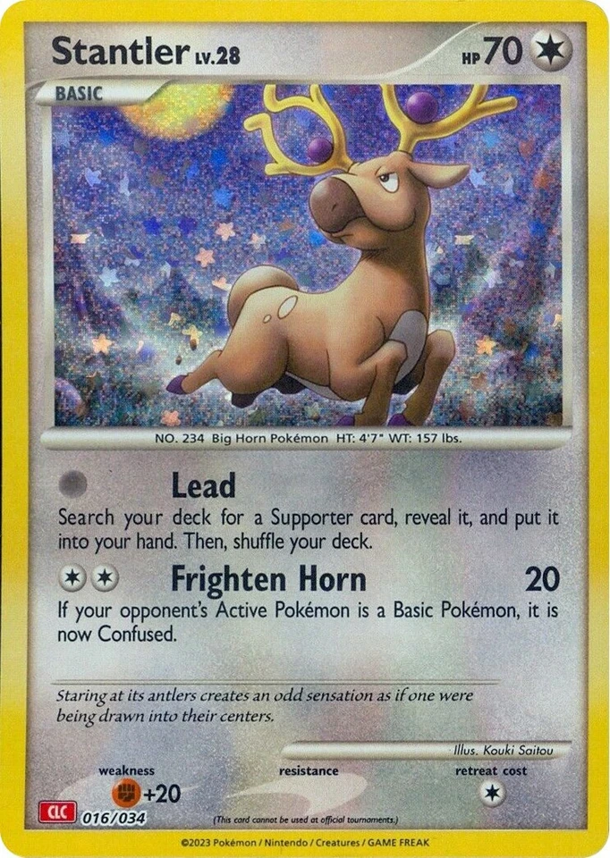 Stantler 016/034 Trading Card Game Classic