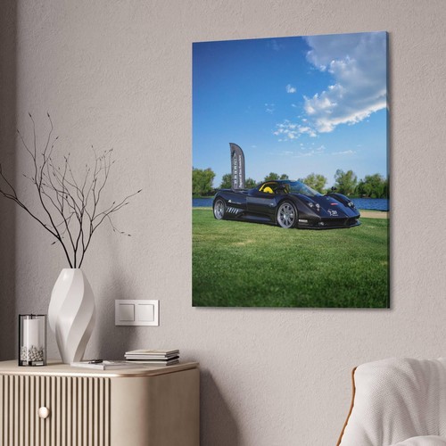 Pagani Zonda F Clubsport High Resolution Museum Quality Vertical Canvas Print #0 - Picture 3 of 10