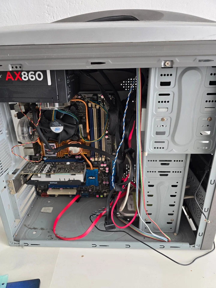 Ordenador Intel Core2 Quad - Geforce GTX 1050Ti - Corsair AX860 - Imagen 3 de 4