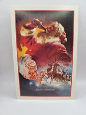 1991 Christmas Coke-Cola KMart Post Card