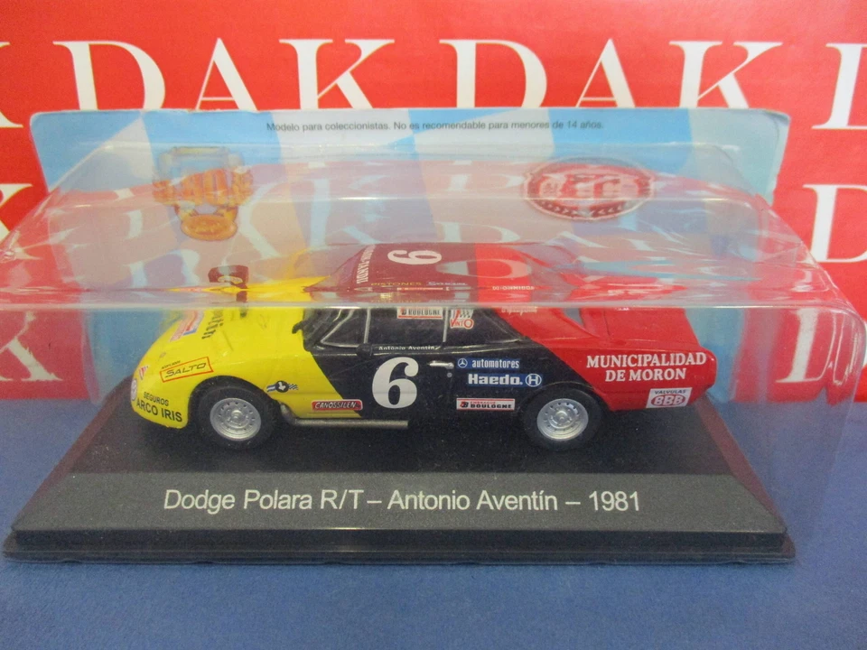 Die cast 1/43 Modellino Auto Dodge Polara R-T ACTC 1981 A. Aventin - Immagine 4 di 4
