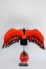 Hazbin Hotel Husk Enamel Wings Tail Cosplay Costume Outfit Costume Halloween