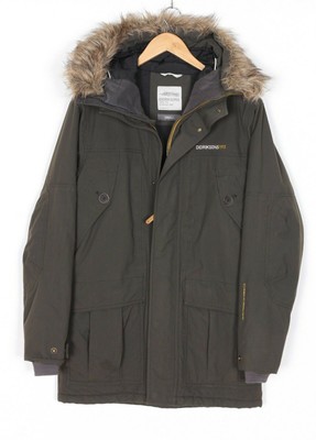 DIDRIKSONS MELKER USX Waterproof Parka Jacket Men Size S Fur Hooded MJ2949
