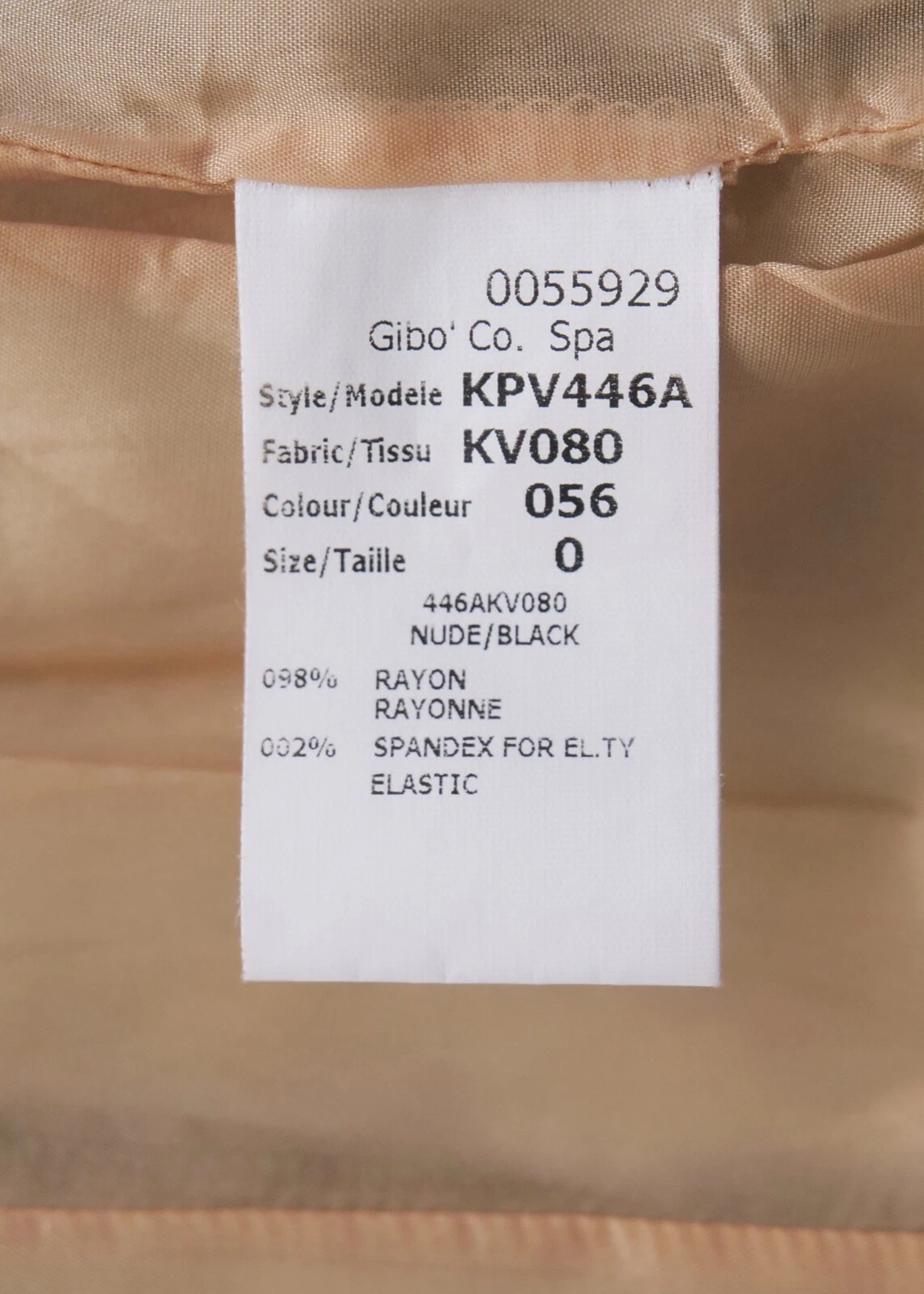 Abito body Michael Kors nudo e nero stampa digitale pizzo US 0 UK 6 XS