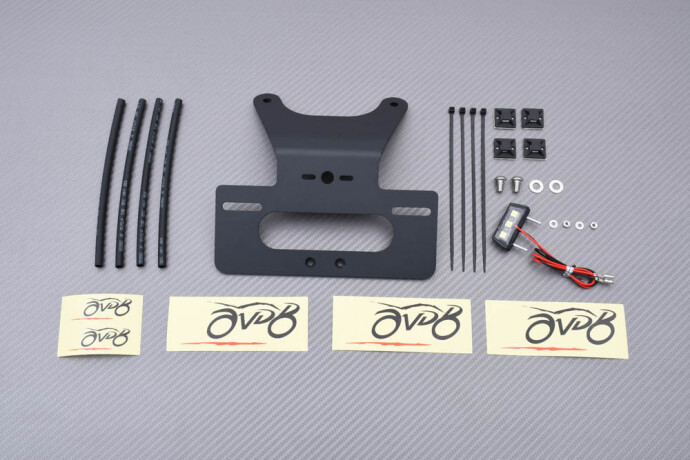 Support de plaque d'immatriculation Suzuki DR 650 SE bavette moto enduro