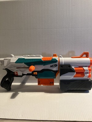 NERF Modulus Tri-Strike Blaster & Extension Tested & Working (No Ammo)