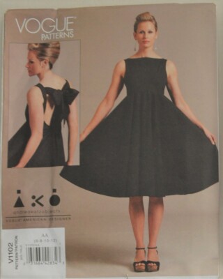 Vogue Pattern - V1102 - Misses' Formal, Evening Wear Dress, 