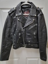 Leather Club Bike Black Lining Leather Jacket 38
